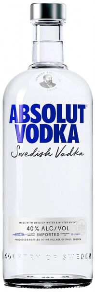 Водка Absolut 40% 0.7л