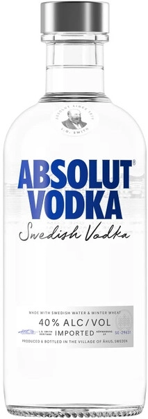 Водка Absolut 40% 0.5л