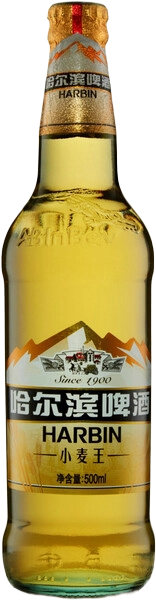 Пиво Harbin Wheat светлое фильтрованное 3.6% 0.5л