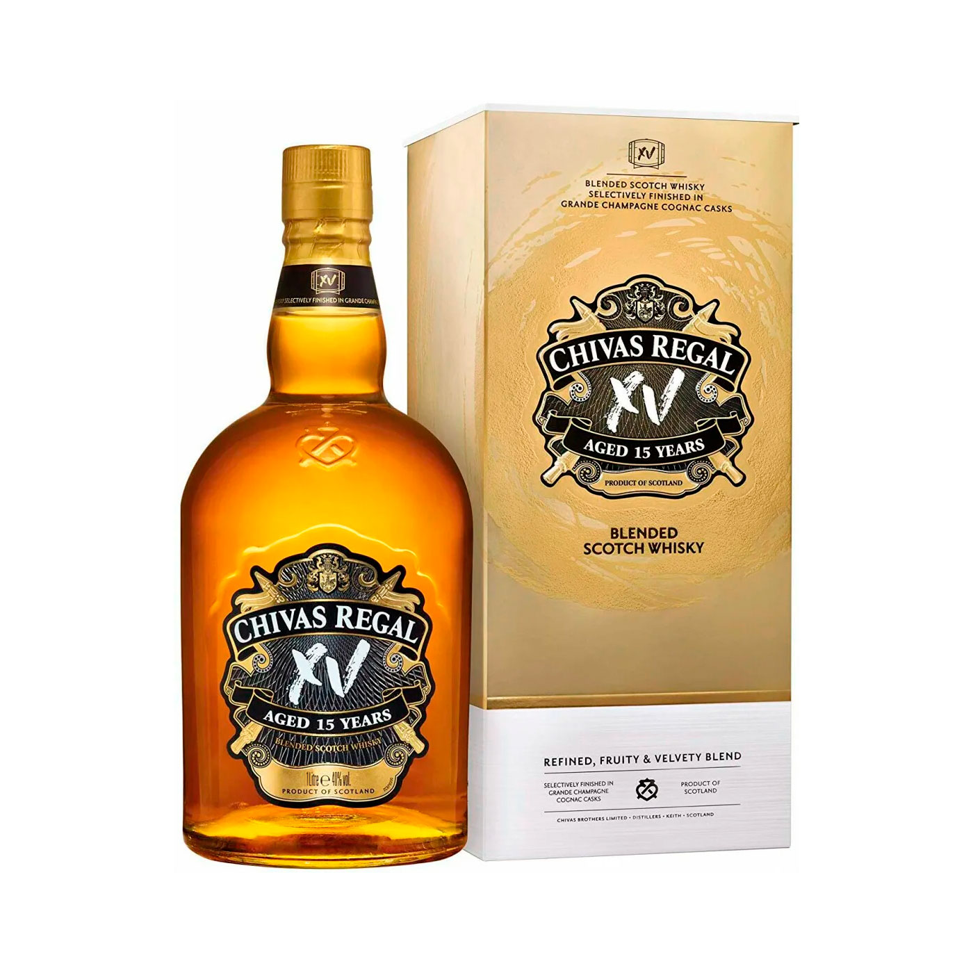 Виски Chivas Rigal 15 Years купажированный 1L купить по цене 7 700 ₽ в Москве