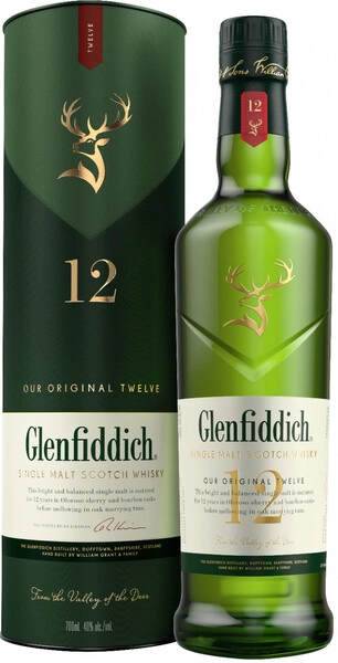 Виски Glenfiddich 12 Years Old 40% 1л