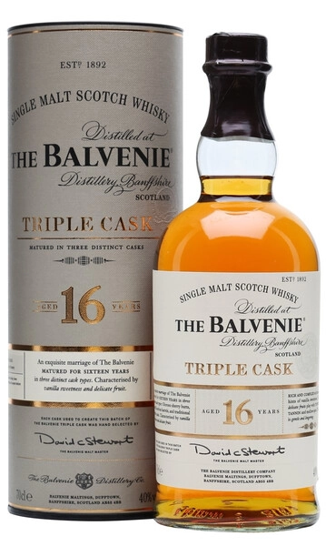 Виски Balvenie Triple Cask 16 Years 40% 0.7L шотландский односолодовый