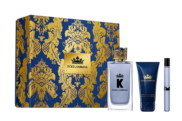 DOLCE&GABBANA Набор - туалетная вода K 100мл + бальзам после бритья 50мл + миниатюра (симпл)10мл