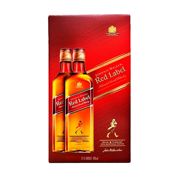 Johnnie Walker Red Label Twin Pack 40% 2 x 1L виски