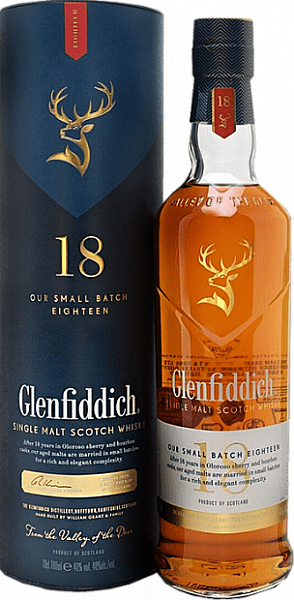 Виски Glenfiddich 18 Years 40% 0.7л