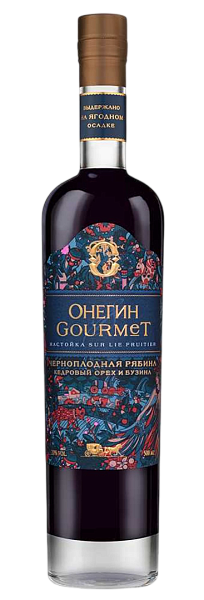 Настойка Онегин Gourmet "Черноплодная рябина" 20% 0.5л