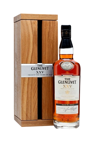 Виски Glenlivet 25 Years 43% 0.7л