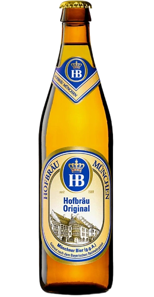 Пиво Hofbrau Original светлое фильтрованное 5.1% 0.5л