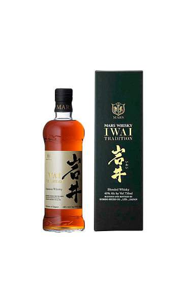 Виски Mars Iwai Tradition купажированный 40% 0.75 л