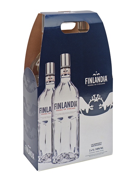 Водка Finlandia Vodka Twin Pack 40% 2X1л