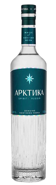Водка Арктика 40% 0.5л