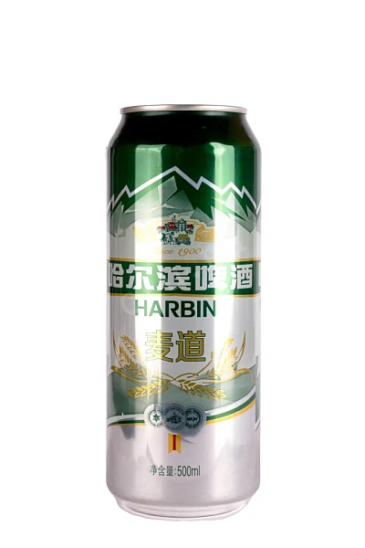 Пиво Harbin Light Beer светлое фильтрованное 3.7% 0.5л ж/б