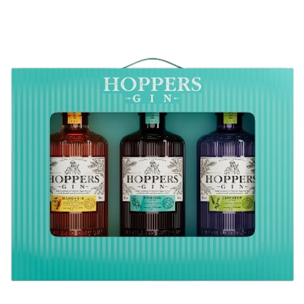 Набор джин Hoppers 3 gin (4х500мл)