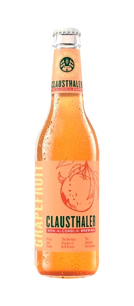 Пиво Clausthaler Grapefruit светлое фильтрованное 0% 0.33л