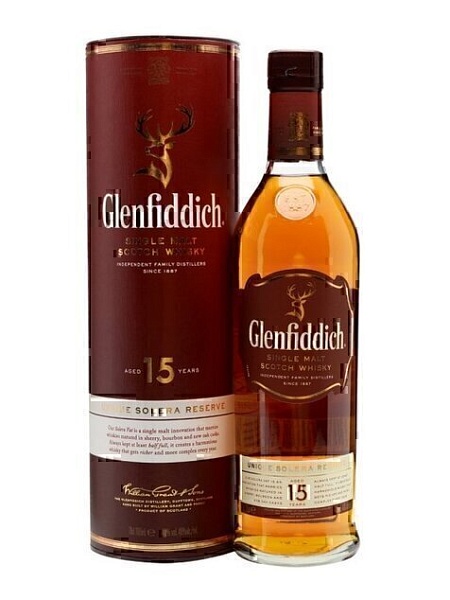 Виски Glenfiddich 15 Years Old 40% 1л